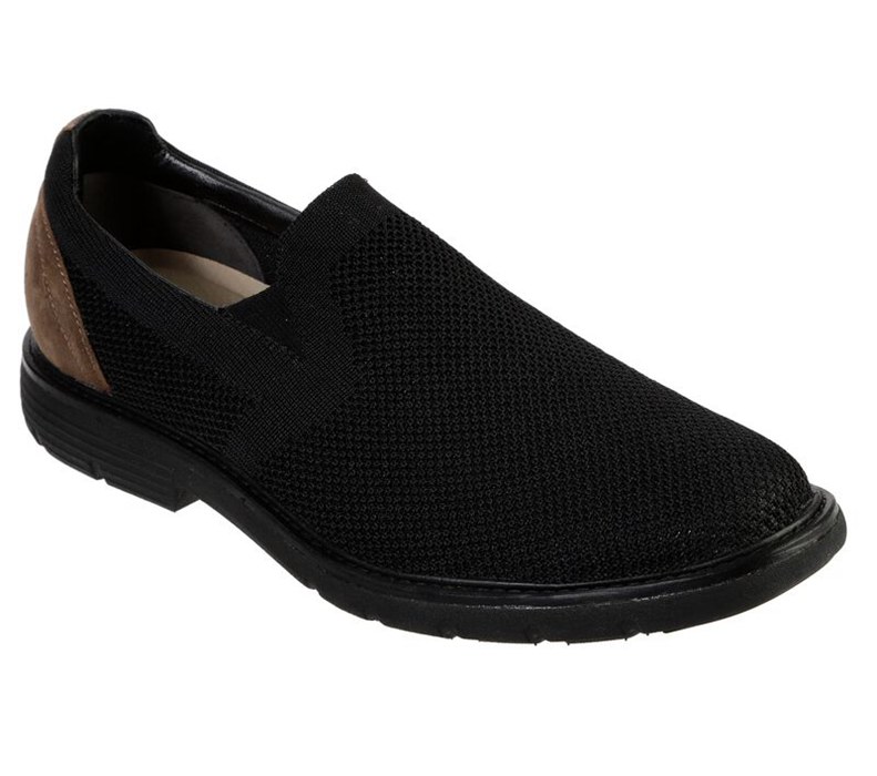Skechers Herr Svarta Slip On - Lite Lugg - Woods - Sverige (KCRYF-0594)